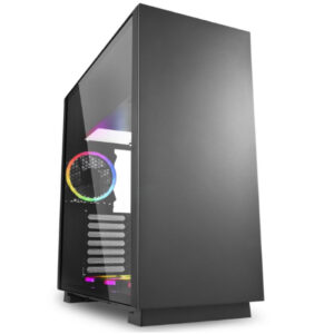 SHARKOON Pure Steel | midiATX | RGB | Črno | Računalniško Ohišje