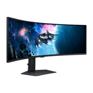 Samsung Gaming Odyssey G9 S49CG954EU | 124,5 cm (49") | 5120x1440 | 240Hz | VA | 1ms | 2xHDMI DisplayPort 2xUSB3.2 | HAS | DCI-P3-92% | FreeSync Premium Pro | HDR10+ | Ukrivljen Gaming Monitor