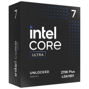 Intel Core Ultra 7 270K Plus | 24 Jeder 24 Niti | Do 5.5 GHz | LGA1851 BOX | Intel Xe Grafika | Procesor