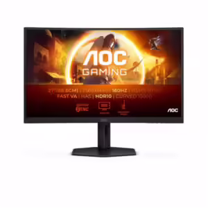 AOC G4 Series CQ27G4X | 68,6 cm (27") | 2560x1440 | 180Hz | Fast-VA | 1ms | 2xHDMI DisplayPort | sRGB127,83% | AdaptiveSync | Ukrivljen Gaming Monitor
