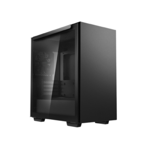 DeepCool MACUBE 110 Črno | microATX Mini-Tower | Kaljeno Steklo | Magnetna Stranska Plošča | 280mm Radiator | Računalniško Ohišje
