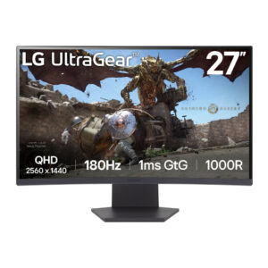 LG UltraGear 27GS60QX | 68,6 cm (27") | 2560x1440 | 180Hz | VA | 1ms | 2xHDMI DisplayPort | sRGB99% | FreeSync | HDR10 | Ukrivljen Gaming Monitor