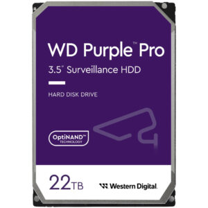 WD Purple Pro WD221PURP | 6TB | SATA3 | 6Gb/s | 512MB | Primerno za Snemalnike | 24/7 Delovanje | Trdi Disk