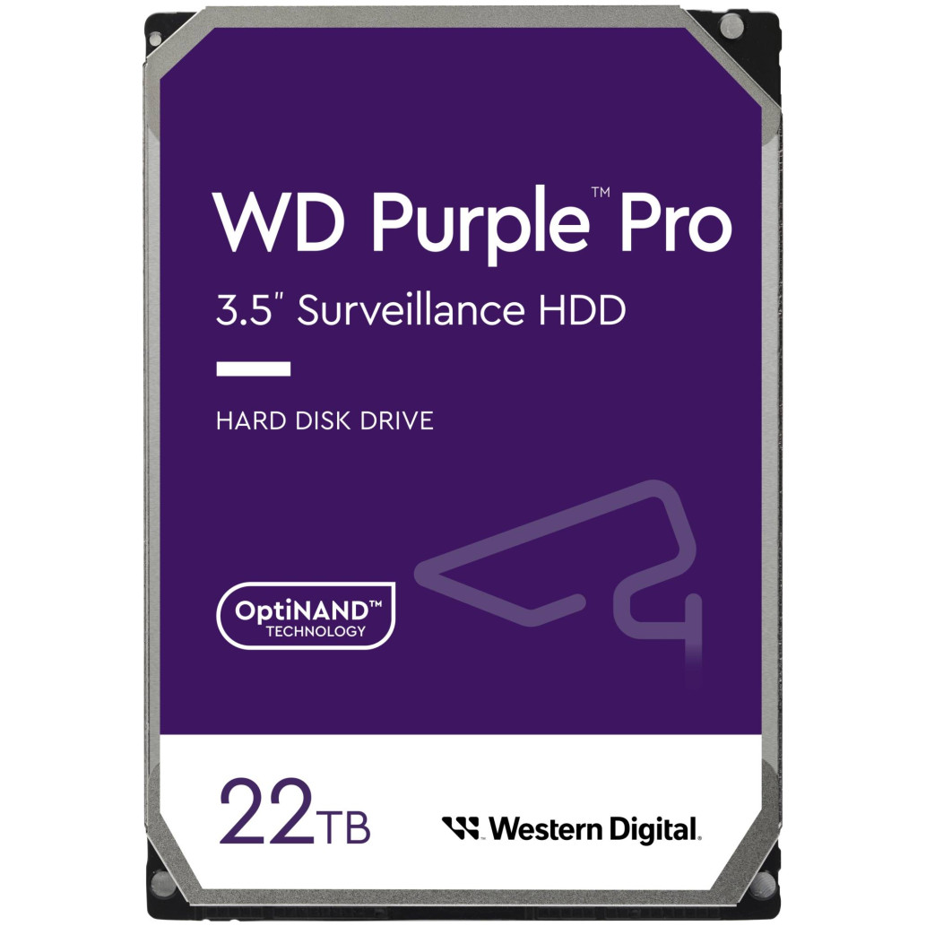 Wd purple pro wd221purp | 6tb | sata3 | 6gb/s | 512mb | primerno za snemalnike | 24/7 delovanje | trdi disk 1 Trdi disk 6tb sata3 wd221purp 6gb/s 512mb purple - primerno za snemalnike 24/7 delovanje komponentko