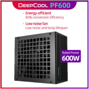 Deepcool PF 600 | 600W | 80Plus | 120mm | Črna | R-PF600D-HA0B-EU | Napajalnik