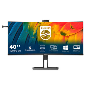 Philips 40B1U6903CH | 40" 5K2K Curved Thunderbolt 4 Monitor | Kamera | KVM | RJ45 | Monitor