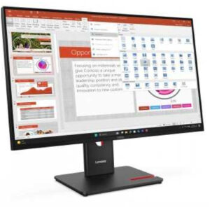 Lenovo ThinkVision T27-40 | 27" IPS | Full HD 1920x1080 | 120Hz | 4ms | HDMI DisplayPort VGA USB Hub | Pivot | 99% sRGB Monitor