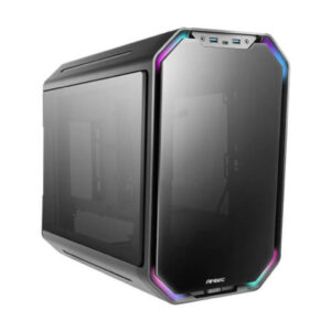 Antec Dark Cube | M-ATX | USB-C 3.1 | Kaljeno Steklo | Zamenljiva Sprednja Plošča | 0-761345-80034-1 | Računalniško Ohišje