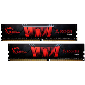 G.Skill Aegis | 32GB KIT (2x16GB) | DDR4 | 3000MHz | CL16 | XMP2.0 | 1,35V | Rdeča | F4-3000C16D-32GISB | RAM Pomnilnik