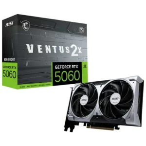 MSI GeForce RTX 5060 Ventus 2X OC | 8GB GDDR7 | DLSS 4 | Blackwell | 3x DisplayPort HDMI | Grafična Kartica