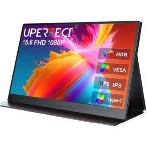 UPERFECT M156T03 B5 | 15,6" Full HD IPS 60Hz | 2x USB-C + HDMI | Vgrajeni Zvočniki | Prenosni Monitor