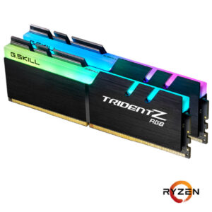 G.Skill RGB Trident Z XMP2.0 | 16GB KIT (2x 8GB) | DDR4 | 3600MHz | CL18 | 1,35V | Črna | F4-3600C18D-16GTZRX | RAM Pomnilnik