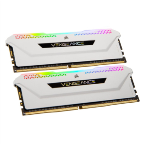 Corsair Vengeance RGB PRO SL CMH32GX4M2E3200C16W | 32GB (2x16GB) DDR4-3200MHz CL16 | RGB XMP 2.0 1,35V Bela | RAM Pomnilnik