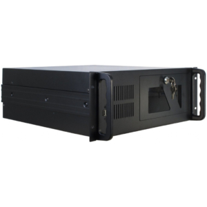 Inter-Tech IPC 4U 4088-S | Črna | 19" Rack Strežniško Ohišje | ATX | 8x 3,5" HDD | CPU Hladilnik Do 130 mm | Strežniško Ohišje
