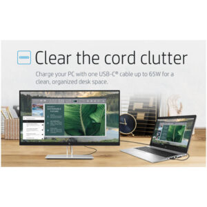 Monitor HP E24u G4 | 60,5 cm (23,8") | 1920x1080 | IPS | 5ms | HDMI DisplayPort USB-C 4xUSB3.2 | Pivot | 3H | sRGB99% | Poslovni Monitor