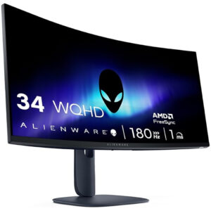 Dell Alienware AW3425DWM | 34" UWQHD Curved 180Hz VA | 1ms | FreeSync Premium HDR400 | Gaming Monitor
