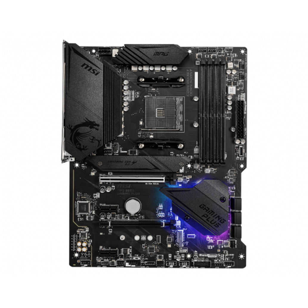 Msi mpg b550 gaming plus | am4 | atx | hdmi displayport | 7c56-003r | matična plošča 1 Mb am4 msi mpg b550 gaming plus atx 2x m. 2 hdmi displayport usb-c (7c56-003r) komponentko