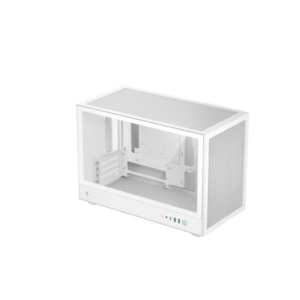 DeepCool CH260 WH | Bela Micro-ATX Ohišje | High-Airflow Mesh | Kaljeno Steklo | 360mm AIO | Kompaktno Računalniško Ohišje