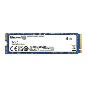 Kingston NV3 | 4 TB | PCIe 4.0 x4 NVMe | 6.000/5.000 MB/s | M.2 2280 | SSD Disk