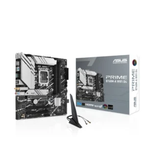 ASUS PRIME B760M-A WIFI | LGA1700 Intel B760 | DDR5 7200+ OC | Wi-Fi 6 | 2x HDMI DP | microATX Osnovna Plošča