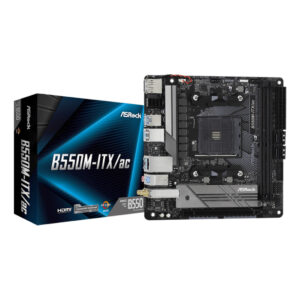 Asrock B550M-ITX/ac | AM4 | Mini-ITX | DDR4 | HDMI Displayport | Matična Plošča