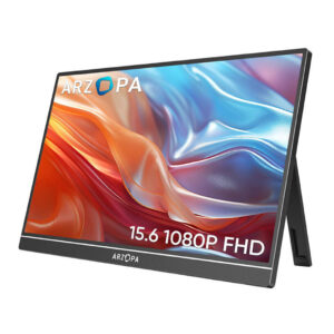 Arzopa A1 | 15,6" Full HD IPS 60Hz | 1920x1080 Mini-HDMI 2x USB-C Zvočniki | Prenosni Monitor