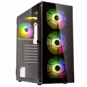 Kolink OBSERVATORY HF GLASS ARGB | ATX | Črno Računalniško Ohišje