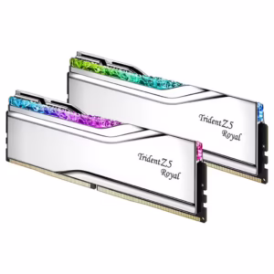 G.Skill Trident Z5 Royal TR5S | 64GB 2x32GB DDR5 6400MHz CL32 | Intel XMP 3.0 RGB Srebrn | RAM Pomnilnik