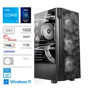 Računalnik MEGA TWR S7 i5-12600K | Intel 770 | 16GB | 1TB | 750W | Win11Pro | RGB | Zmogljiv Računalnik