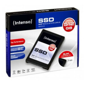 Intenso TOP III | 512GB | 2,5" SATA III | 7mm | Do 520/320 MB/s | SSD Disk