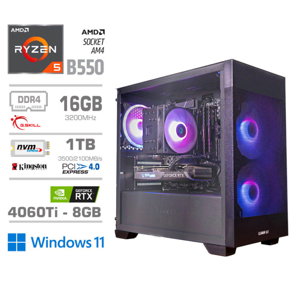 Računalnik mega mt s7x r5-5600x | rtx 4060 ti 8gb | 16gb | 1tb | 750w | win11home | črna | rgb | gaming računalnik 1 Računalnik mega mt s7x r5-5600x/rtx4060ti-8gb/16gb/1tb-4. 0/750w/win11home/črna rgb komponentko
