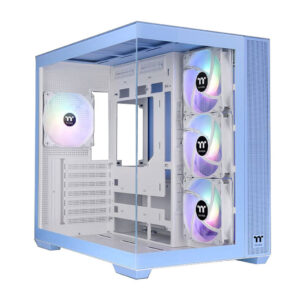 Thermaltake View 380 TG | MidiATX | Kaljeno Steklo | Modra ARGB | Računalniško Ohišje