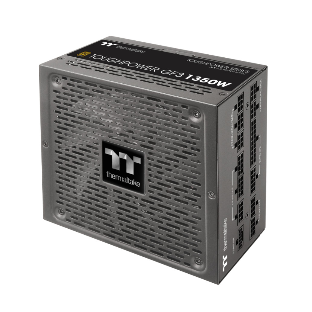 Thermaltake toughpower gf3 | 1350w | 80 plus gold | ps-tpd-1350fnfage-4 | modularni napajalnik 1 Napajalnik – 1350w thermaltake toughpower gf3 80plus gold+ 90% atx 12v v3. 0 modular 140mm črna (ps-tpd-1350fnfage-4) komponentko