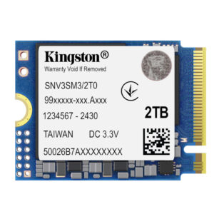 Kingston NV3 2TB | M.2 2230 | PCIe 4.0 | 6000/5000MB/s | SNV3SM3/2T0 | NVMe Disk SSD