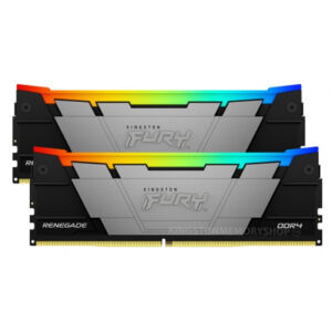 Kingston RGB Fury Renegade | DDR4 | 16GB KIT (2x 8GB) | 3600MHz | CL16 | XMP2.0 | 1,35V | Črna | KF436C16RB2AK2/16 | RAM Pomnilnik