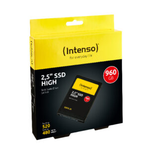 Intenso High 3813460 | 960GB 2,5" SATA III | 3D NAND TLC | 520/480 MB/s SSD Disk