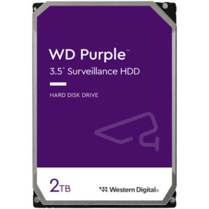 WD Purple WD23PURZ | 2TB | SATA3 | 6Gb/s | 64MB | Primerno za Snemalnike 24/7 Delovanje | Trdi Disk