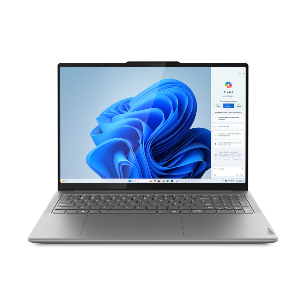 Prenosnik lenovo 40,64 cm (16,0″) yoga pro 9 3200×2000 mini led na dotik 1200nit 165hz ultra 9-185h/32gb/ssd1tb/bl/windows hello/alu/rtx4060-8gb/win11pro (83dn0089sc) komponentko