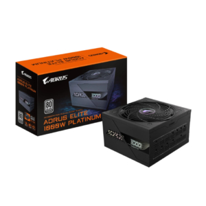 GigaByte AORUS Elite P1000W | 1000W | 80 Plus Platinum 92% | ATX 3.0 PCIe 5.0 | Modularni Črn Napajalnik