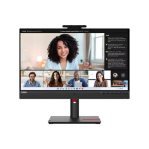 Lenovo ThinkVision T24mv-30 | 60,5cm (23,8") | 1920x1080 | 75Hz | IPS | 4ms | HDMI DisplayPort USB-C 90W DP-Out 4xUSB3.2 | Pivot | Kamera | Zvočniki | sRGB99% | Poslovni Monitor za Konference