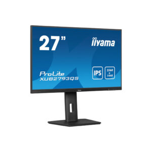 Iiyama XUB2793QS-B6 ProLite | 27" QHD 2560x1440 IPS | 100Hz | 1ms MPRT | HDMI DisplayPort | Pivot HAS | Zvočniki | AdaptiveSync | sRGB 96% | Monitor