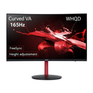 Monitor Acer XZ272UPbmiiphx | 68,6 cm (27,0") | 2560x1440 | 165Hz | VA | 4ms | 2xHDMI DisplayPort | HAS | Zvočniki | FreeSync | Ukrivljen Gaming Monitor