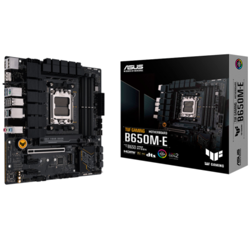 Asus tuf gaming b650m-e | am5 | microatx | atx | ddr5 | matična plošča 1 Osnovna plošča am5 asus tuf gaming b650m-e microatx 1xhdmi 2. 1 2xdisplayport 1. 4 komponentko