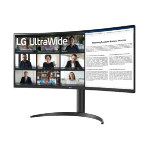 LG 34WR55QK | 86,4cm (34") | 3440x1440 | 100Hz | VA | 5ms | sRGB99% | HDR10 | Ukrivljen Poslovni Monitor