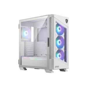 MSI MPG VELOX 100R | MidiATX | Kaljeno Steklo | Bela RGB | Računalniško Ohišje