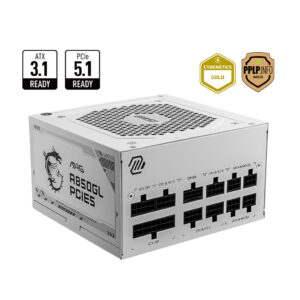 MSI MAG A850GL | 850W | 80Plus Gold | Bela | 30919872 | Modularni Napajalnik