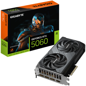 GIGABYTE GeForce RTX 5060 WINDFORCE 8G | 8GB GDDR7 128-Bit | DLSS 4 In WINDFORCE Hlajenje | Grafična Kartica