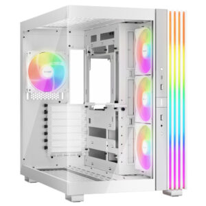 Be Quiet! Light Base 600 LX | MidiATX | Kaljeno Steklo | Bela RGB | Računalniško Ohišje