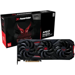 PowerColor Red Devil Limited Edition AMD Radeon RX 9070 XT | 16GB GDDR6 | OC 3060MHz | HDMI 2.1b In 3x DisplayPort 2.1a | Grafična Kartica
