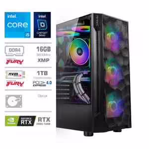 Računalnik MEGA TWR S7 i5-12400F | RTX 3060 12GB | 16GB | 1TB | 750W | Brez OS | RGB | Gaming Računalnik